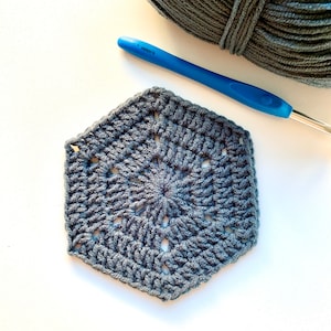 Crochet Solid Hexagon Pattern | Crochet Pattern | Learn To Crochet Basic Hexagon Shape For Crochet Beginners