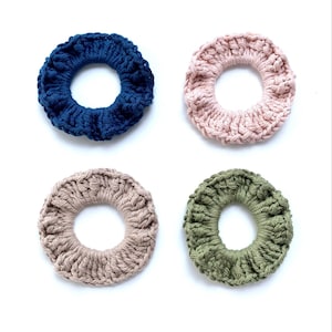 Crochet Scrunchie Pattern | Crochet Pattern | Learn To Crochet Beginner Scrunchies