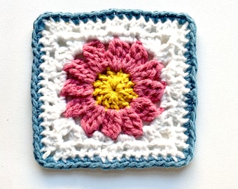 Granny Square Crochet Pattern | Easy Crochet Patterns | Learn To Crochet Granny Square Pattern For Crochet Blanket