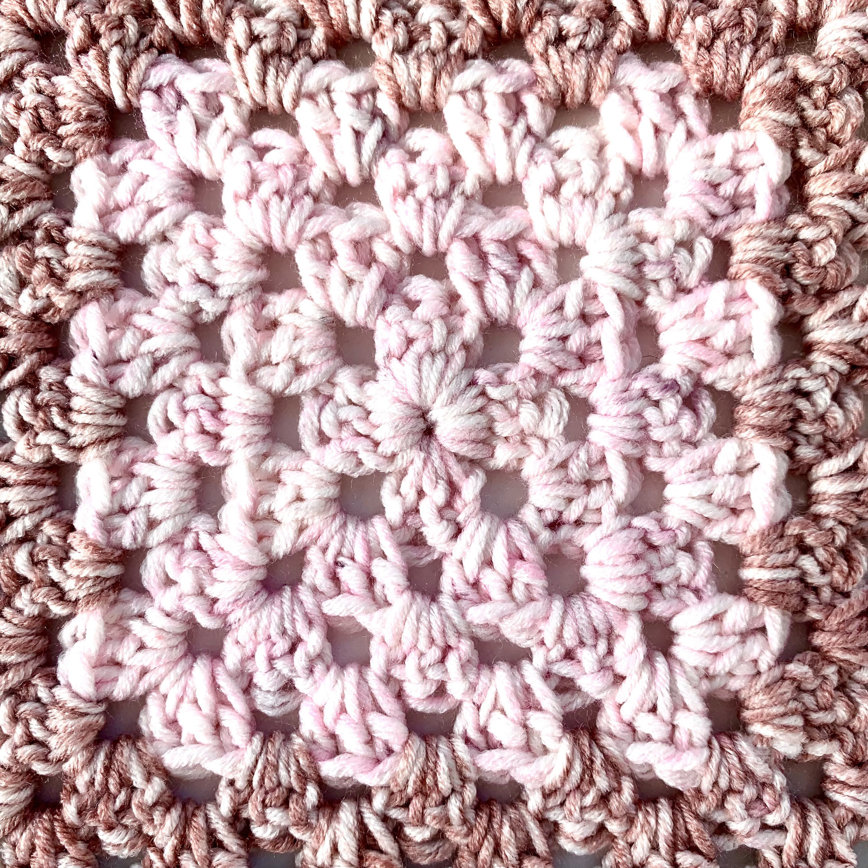 Soft Pink Granny Square Pattern | Easy Crochet Patterns | Soft Pink ...