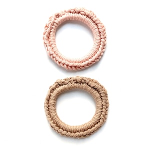 Cotton Crochet Scrunchie Pattern | Crochet Pattern | Learn To Crochet Easy Scrunchie Pattern For Crochet Beginner
