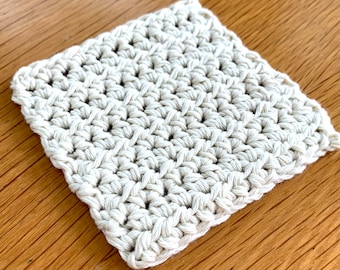 Crochet Coaster Pattern | Crochet Pattern | Learn To Crochet Basic White Coaster Pattern For Crochet Beginners