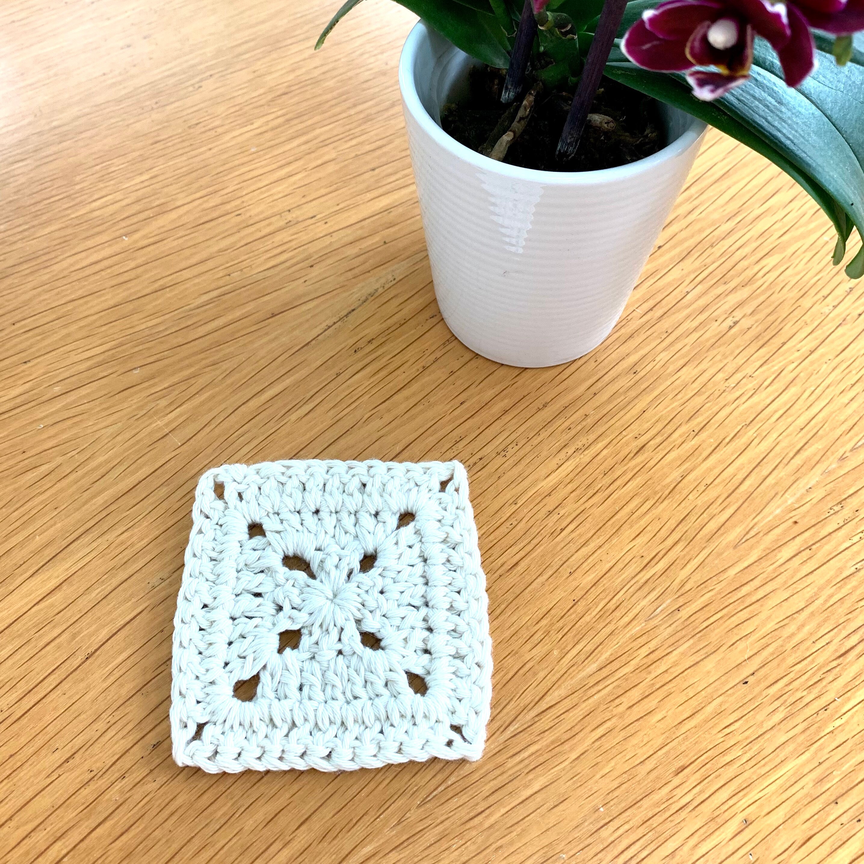 Granny Square Crochet Mug Rug Pattern Crochet Pattern - Etsy