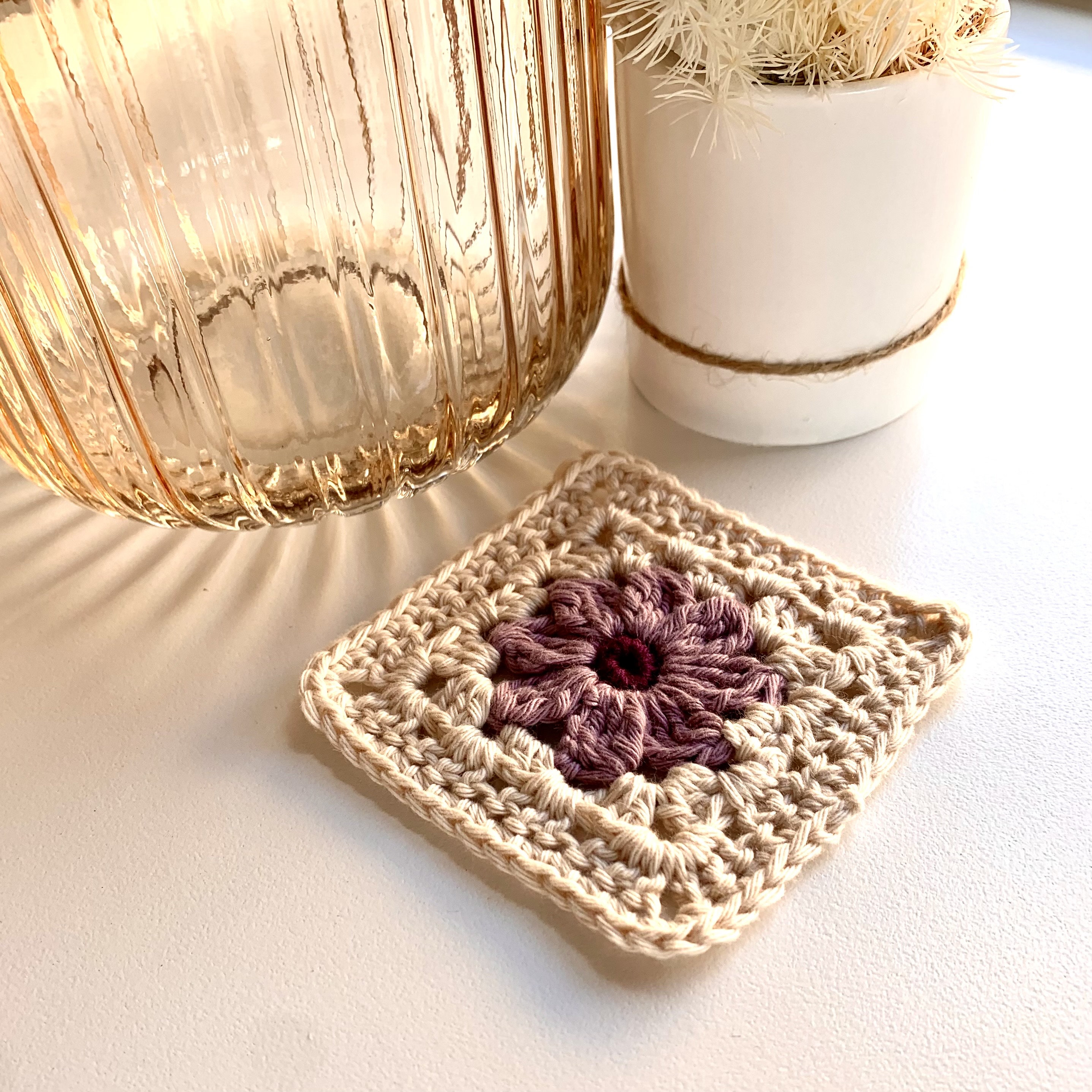 Purple Granny Square Crochet Pattern | Crochet Pattern | Learn to ...