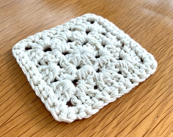Granny Square Crochet Coaster Pattern | Crochet Coaster | Crochet | Crochet Pattern | Boho Coasters | Crochet Coasters | Coaster Pattern