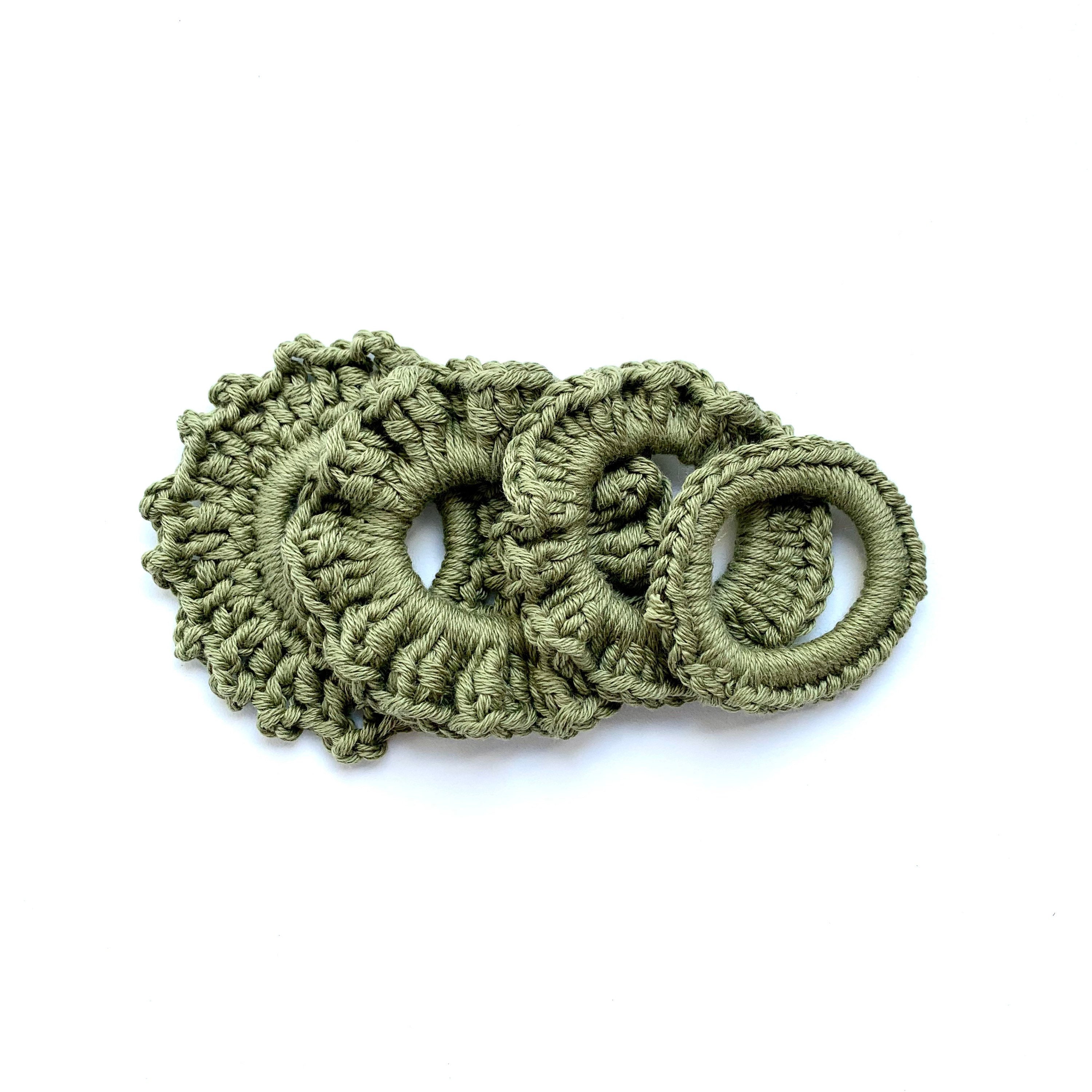 39 Crochet Green Patterns: Frogs, Avocados, Doilies, and Keychains 23 Green Crochet Scrunchie Patterns Crochet Patterns Learn