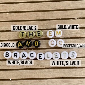 Fall Bracelet | Winter Bracelet | Beaded Bracelets | Heishi Bracelet | Custom Bracelet | Personalized Bracelet | Stacking Bracelets image 9