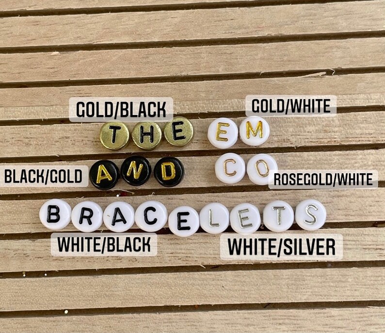 Fall Bracelet | Winter Bracelet | Beaded Bracelets | Heishi Bracelet | Custom Bracelet | Personalized Bracelet | Stacking Bracelets image 9