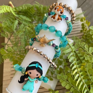 Princess Jasmine Inspired Bracelet | Disney Inspired Bracelet | Disney Inspired Jewelry| Heishi Bracelet| Beaded Bracelet