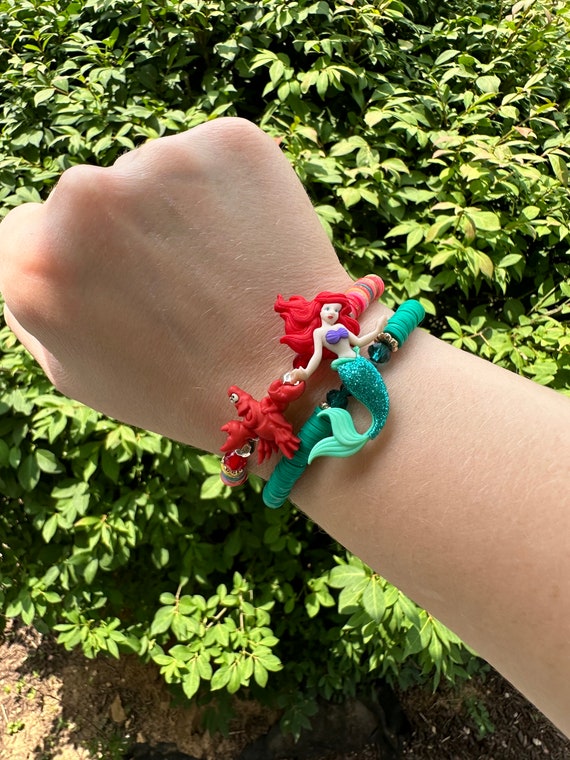 Ariel Bracelet| Little Mermaid Bracelet| Disney| Heishi Bracelet