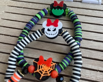 Halloween Bracelet | Halloween| Mickey Bracelet | Minnie Mouse| Disney Inspired Bracelet | Halloween Jewelry | Disney Jewelry