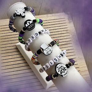 Haunted Mansion | Halloween | Foolish Mortals| Halloween Jewelry| Ghost Host | Heishi Bracelet| Disney | Spooky Mansion | Madame Leota