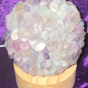Rainbow Fluorite Lamp