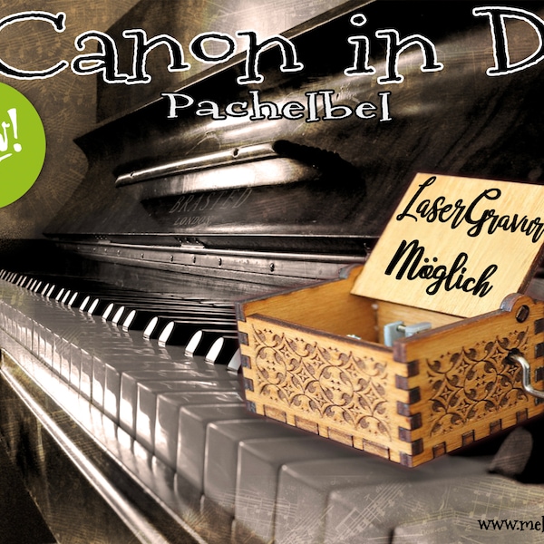 Canon in D Johann Pachelbel Spieluhr Musicbox NEU