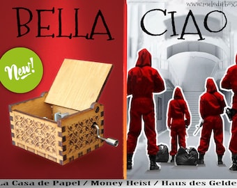 Bella Ciao Haus des Geldes / Money Heist / La Casa de Papel Spieluhr Musicbox Neu