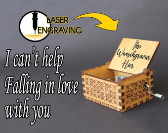 Can't help falling in love Elvis Presley Spieluhr Musicbox Perfect Gift Birthday Valentines day express love Personalized perfektes Geschenk