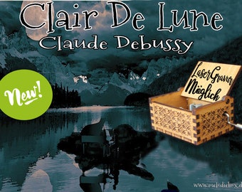 Claude Debussy - Clair de lune Spieluhr Musicbox Neu