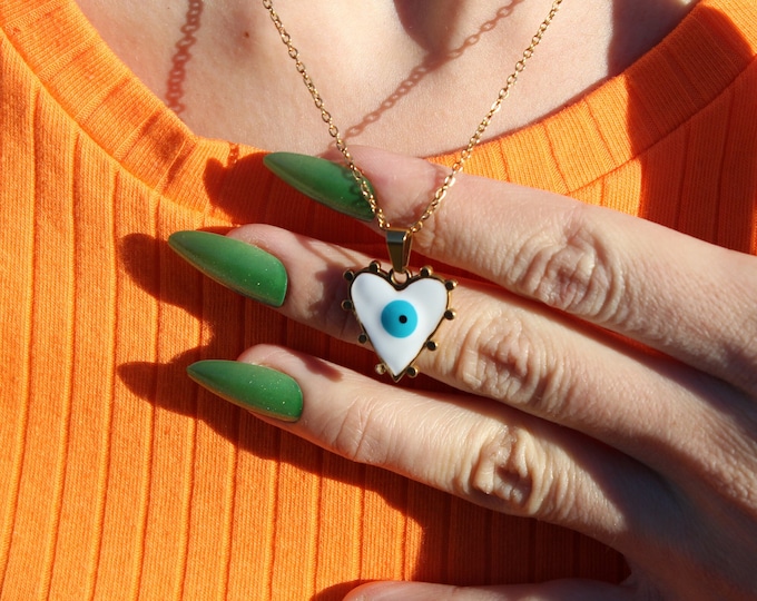 Heart Pendant Necklace, 18K Gold Filled Women Necklace, Daily Casual Wearing Necklace, Gift for Her, Gift for Mom