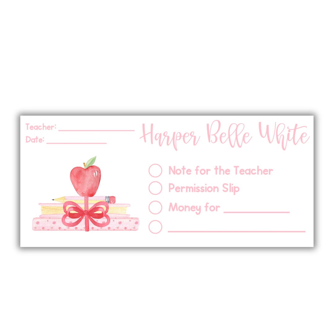 Student Envelopes Personalized School Communication Envelopes | Teacher Money | Custom ...
