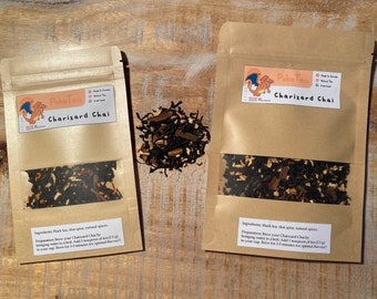 PokéTea! | Charizard Chai | Pokemon-Inspired Loose Leaf, Natural Tea! Perfect Stocking Stuffer or Gift!