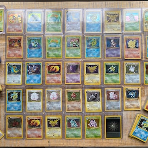 Reconditionnements vintage WOTC du JCC Pokémon ! Paquet de 10 cartes ; Carte Holo et 1ère édition GARANTIES !!!