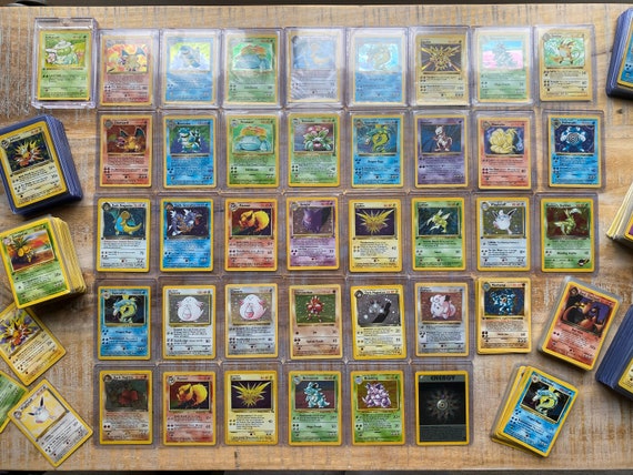 Pokémon Custom Vintage Booster Packs – You Choose, Guaranteed Holo (Base Set Era)