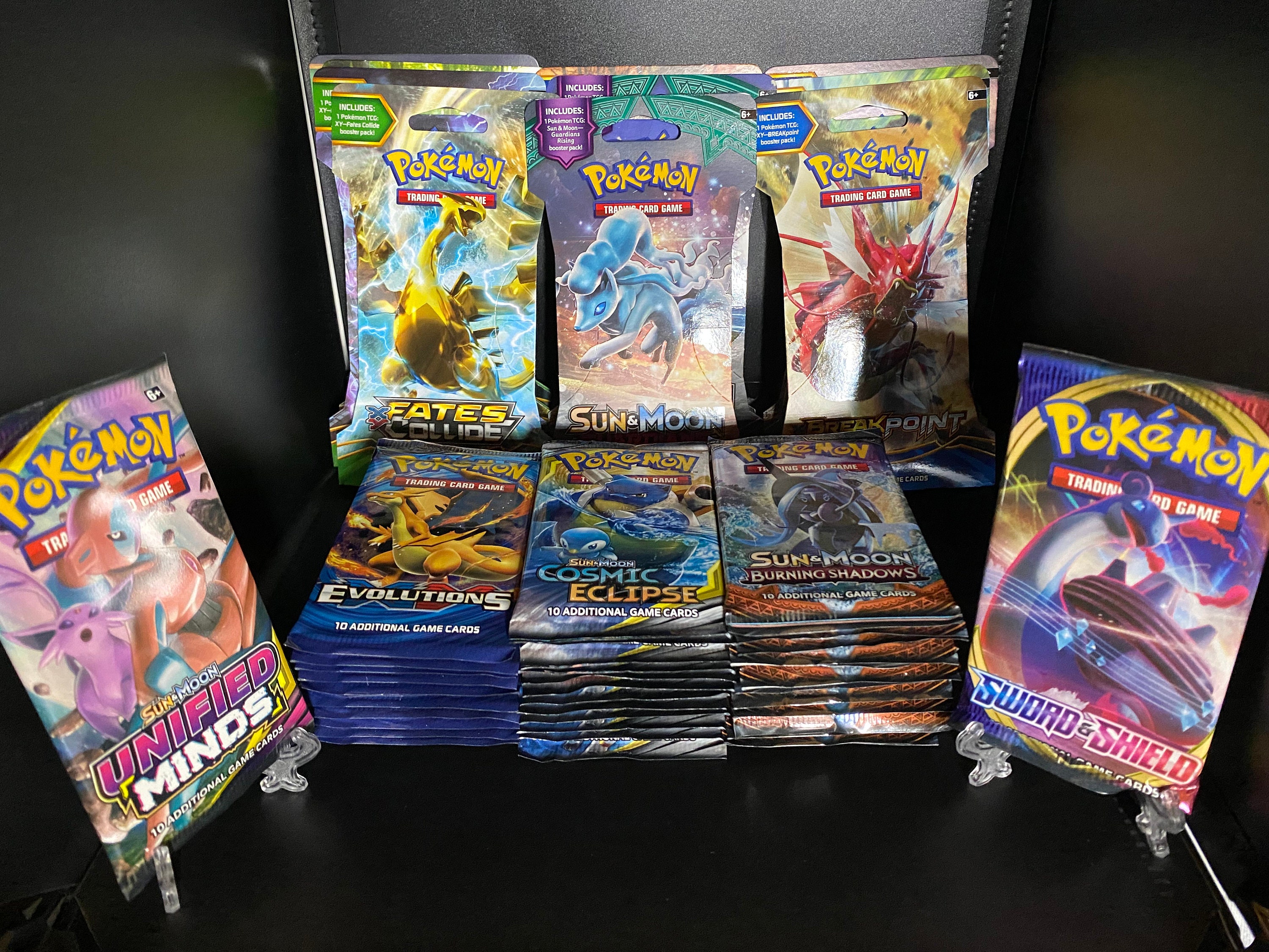 Pokemon TCG Mystery Box Includes Boosters Singles & Etsy
