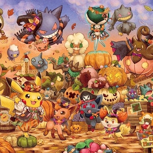 Pokemon TKG: Geschenkbox zum Thema Halloween! | Enthält Booster, Karten, Zubehör und mehr!