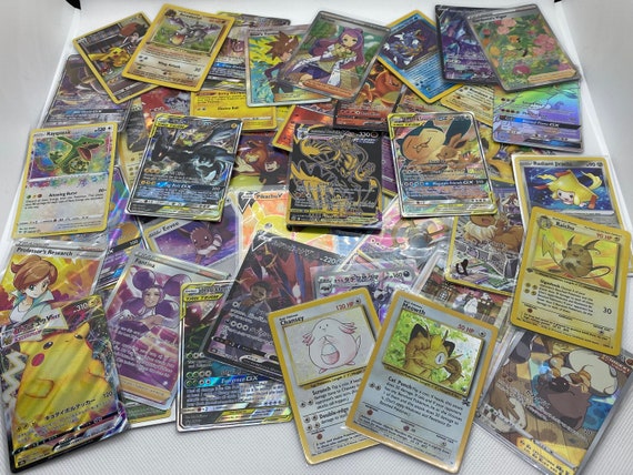 Pokemon Holo Lot! | 15 Cards ALL Holographic/reverse Holographic or Better!  Guaranteed Ultra Rare and Full Art!! - Etsy
