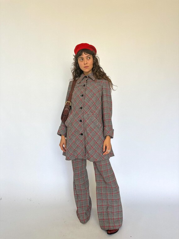 1960s Norma Tullo Wool Suit Set: Vintage Houndsto… - image 2