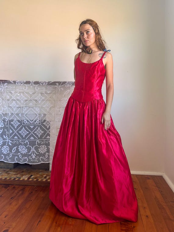 green emerald velvet dress Floral-print Long Halter Prom Dress with Corset Blush Garden / 2