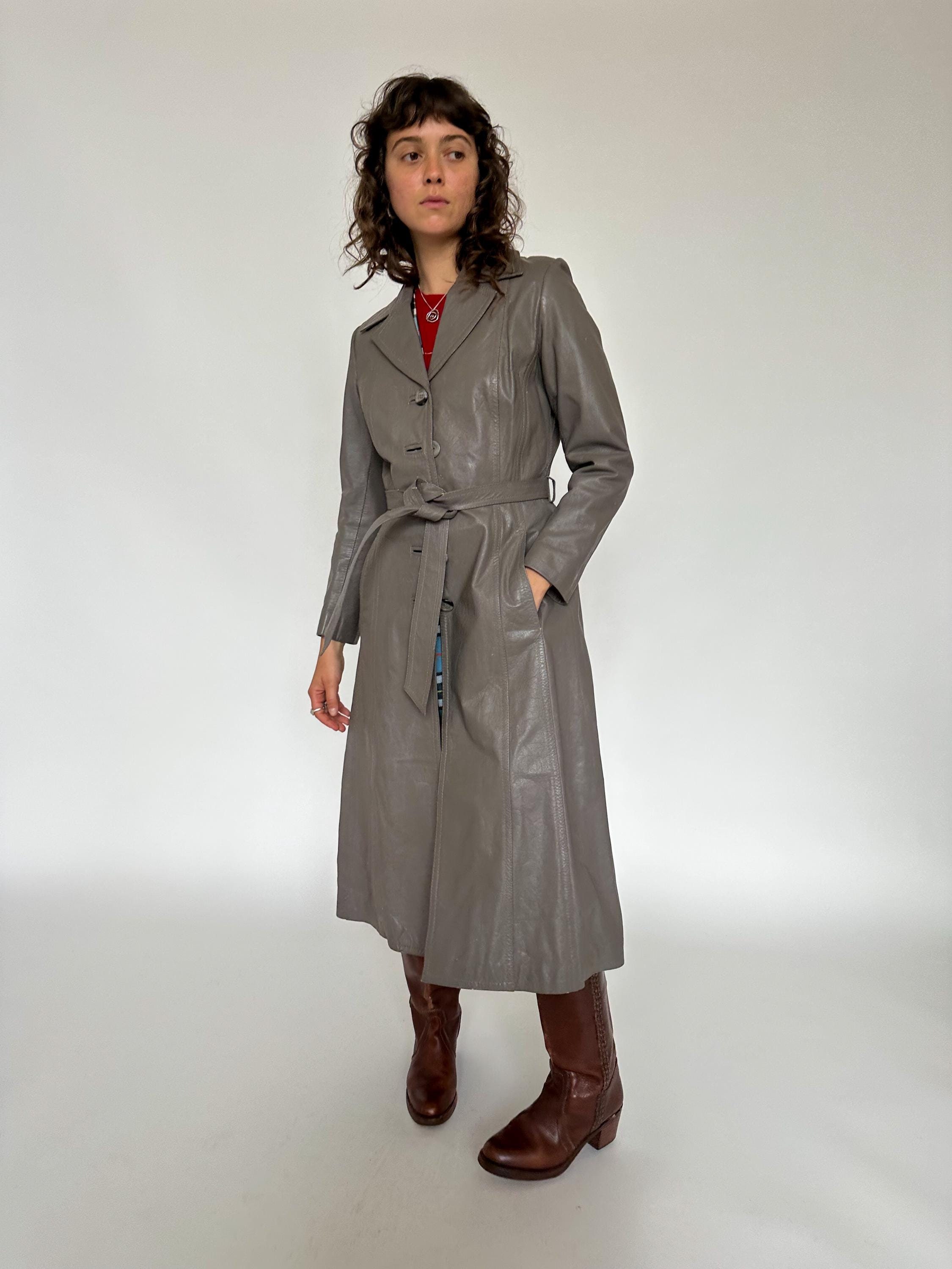 ジャケット・アウター vintage 60s trench coat 1960s Trench Coat/60s Trench Coat/vintage Trench - Etsy