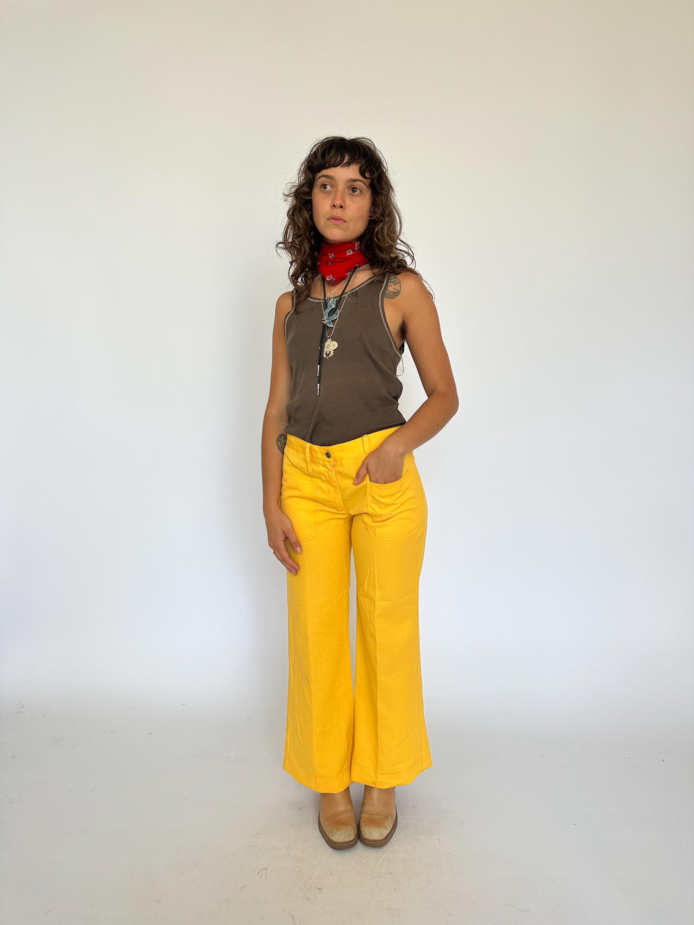 1970s Bianca Soft flare Trousers - Brown