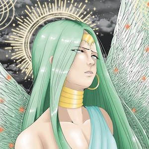 Michel from Mermaid Melody print 11x17