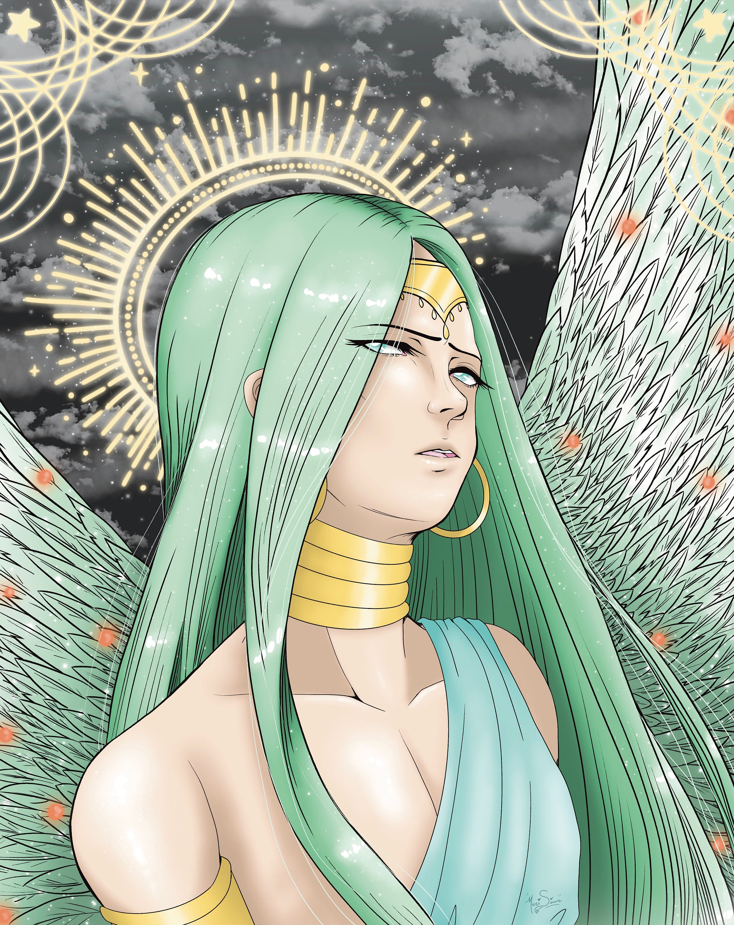ミィのハンドメイド オーダーページ Michel From Mermaid Melody Print 11x17 - Etsy
