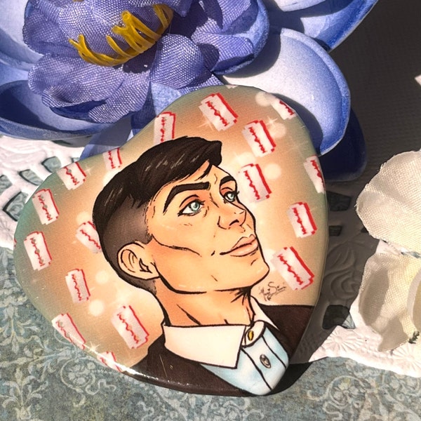 Tommy Shelby/ Peaky Blinders Heart Pin