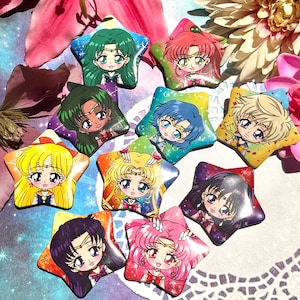 Botões Estrela Sailor Moon