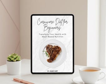 Libro electrónico "Dieta carnívora para principiantes": Guía basada en carne (PDF)