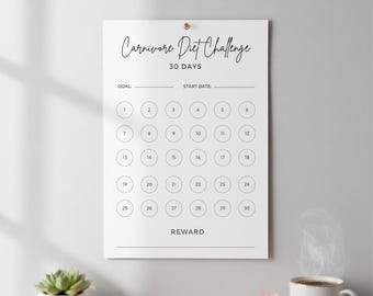 Seguimiento de la dieta carnívora de 30 días: Diario de progreso de la dieta cetogénica (descarga en PDF)
