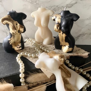 Body Shape Candle, Female Torso Candle, Aesthetic Home Décor, Feminine Sculpture, Sensual Gift for Women