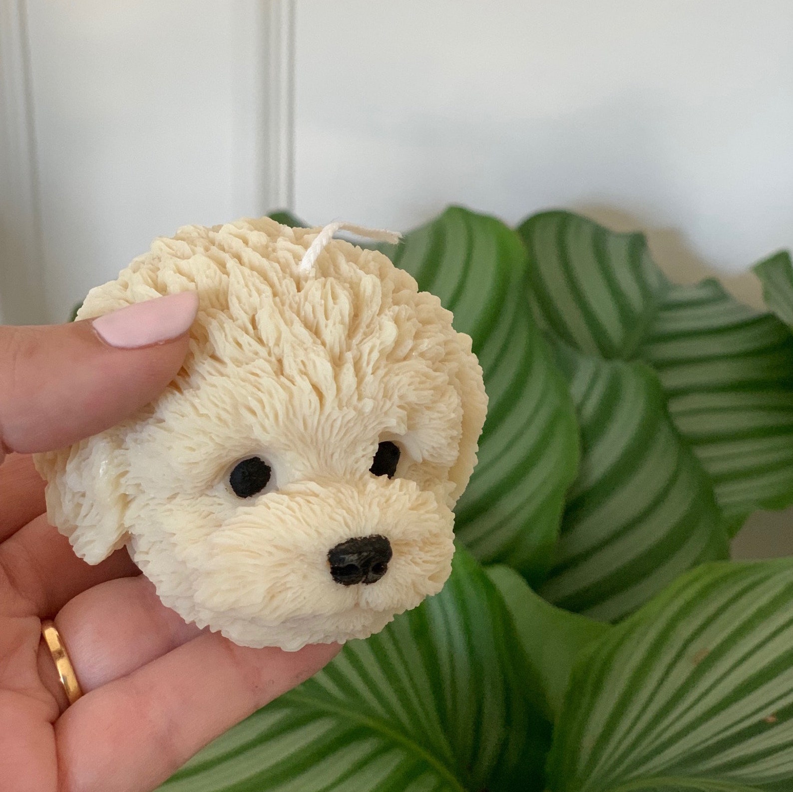 Puppy Candle Cute Decorative Dog Candle Scented Soy Wax Etsy