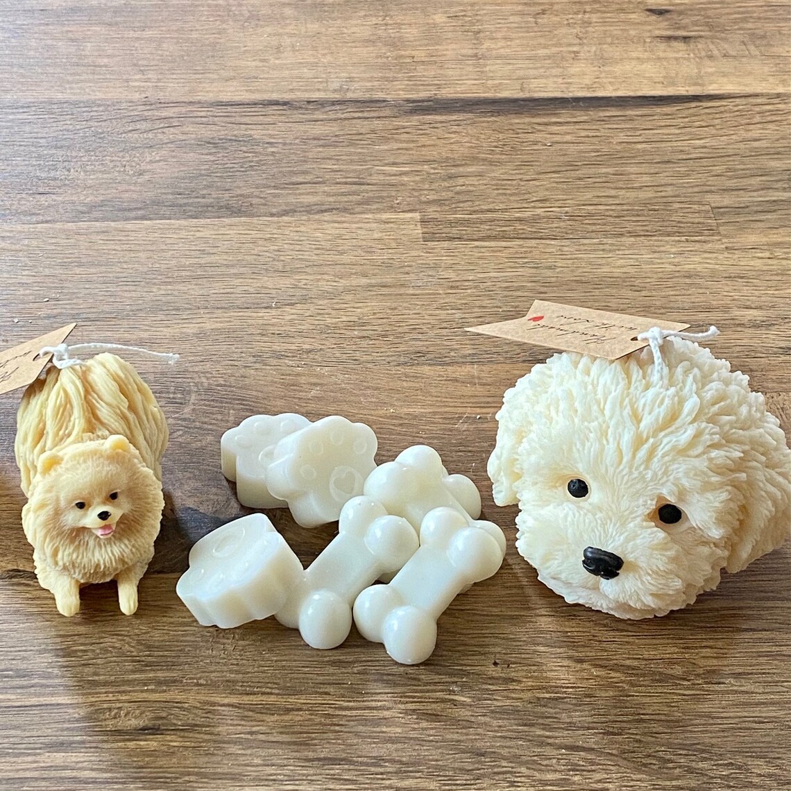 Puppy Candle Cute Decorative Dog Candle Scented Soy Wax Etsy