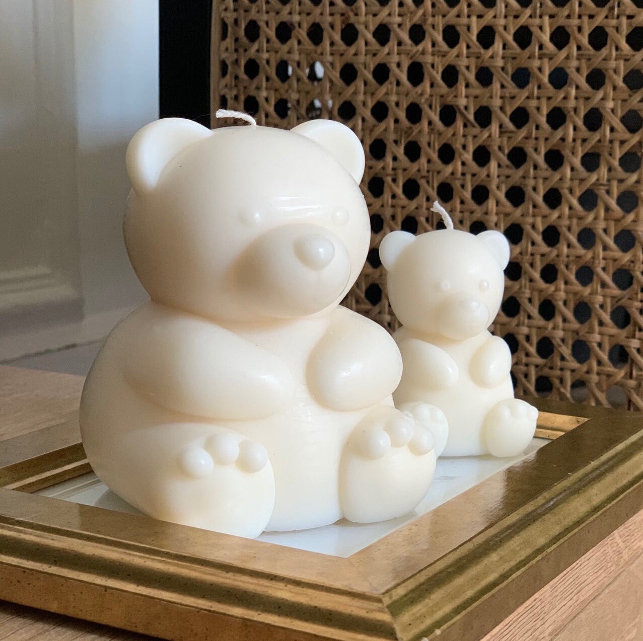 Cute Bear Candle 100 Natural Soy Wax Perfect Gift Etsy