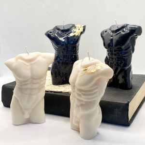 Sojakaars heren torso: geurende lichaamssculptuur