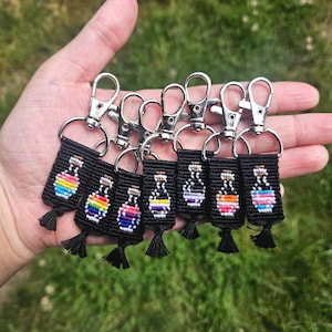 Pride Potion Keychain - LGBTQ+ Keychain - Pride Month Keychain - Pride Month Accessories - Pride Flag Keychain - Backpack Keychain