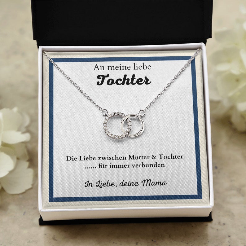 German Mutter Tochter Kette Tochter Geschenk Besondere Etsy