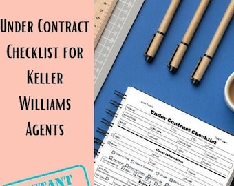 Lista de verificación bajo contrato para agentes inmobiliarios de Keller Williams