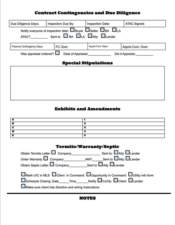 under-contract-checklist-for-keller-williams-real-estate-agents-etsy