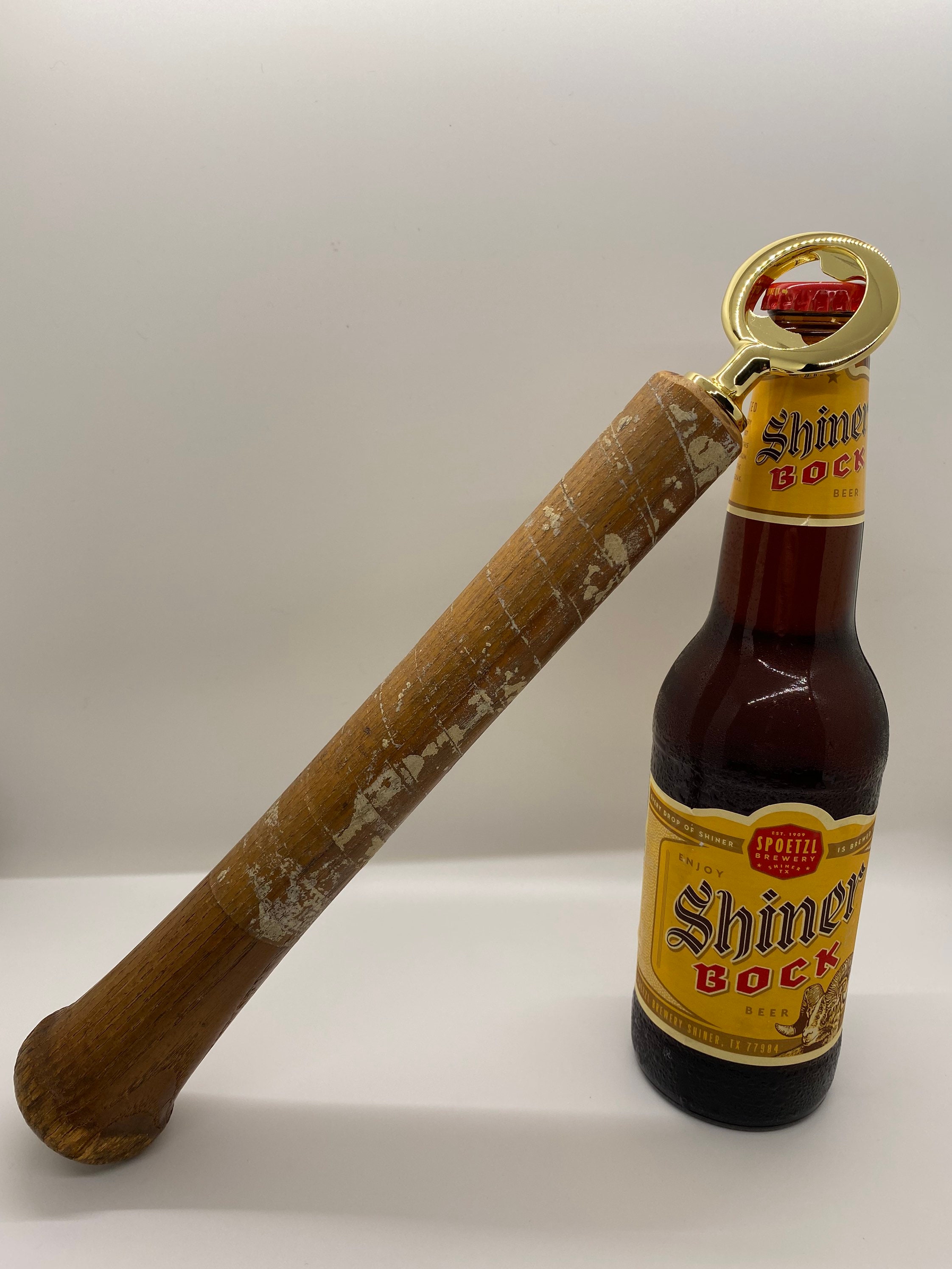 Vintage Wooden Baseball Bat Premium Bottle Opener Etsy