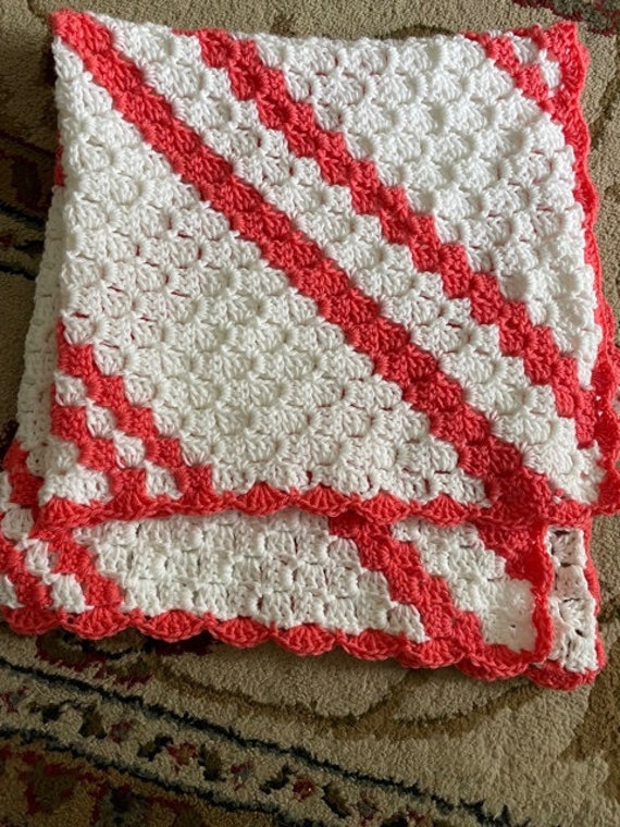 Baby Blanket Preemie Crocheted Newborn Etsy